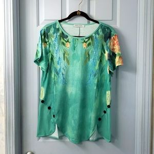 NWOT- MISSLOOK button detail shirt